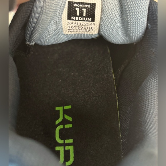 KURU Atom Trail Running Shoes Womens Size 11 Blue Mesh Athletic Sneakers Comfort - Picture 9 of 9